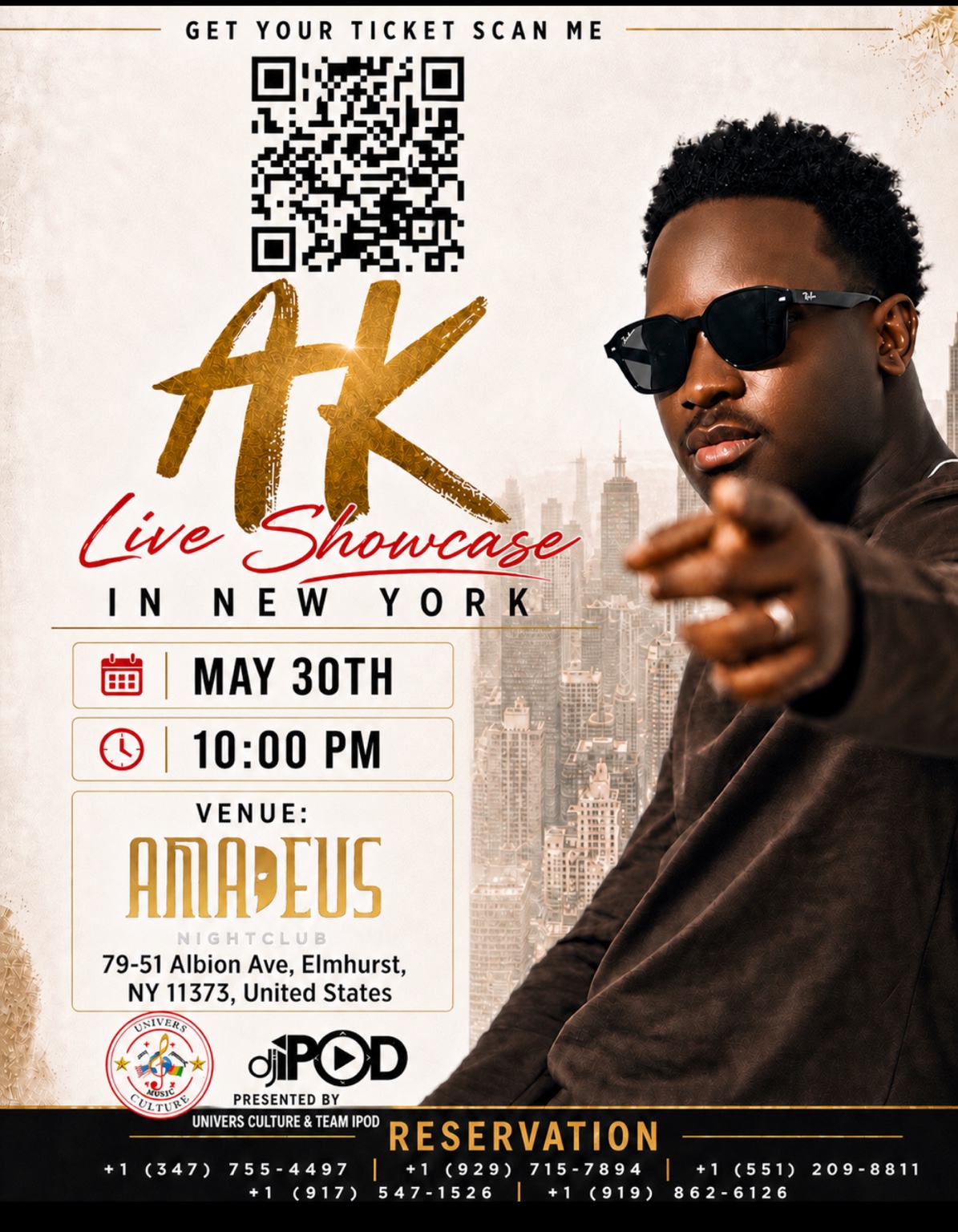 AK Live Showcase in New York promotional image