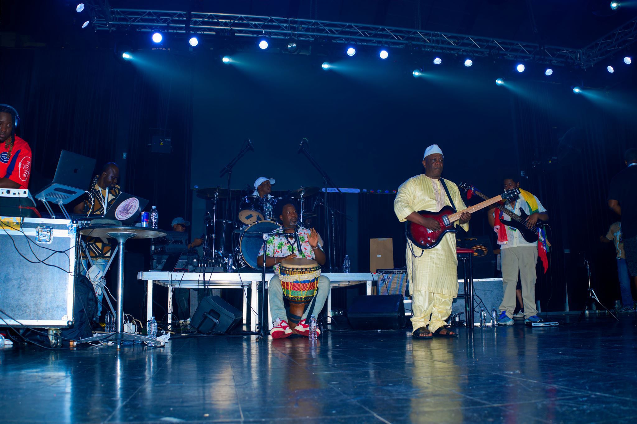 The live band