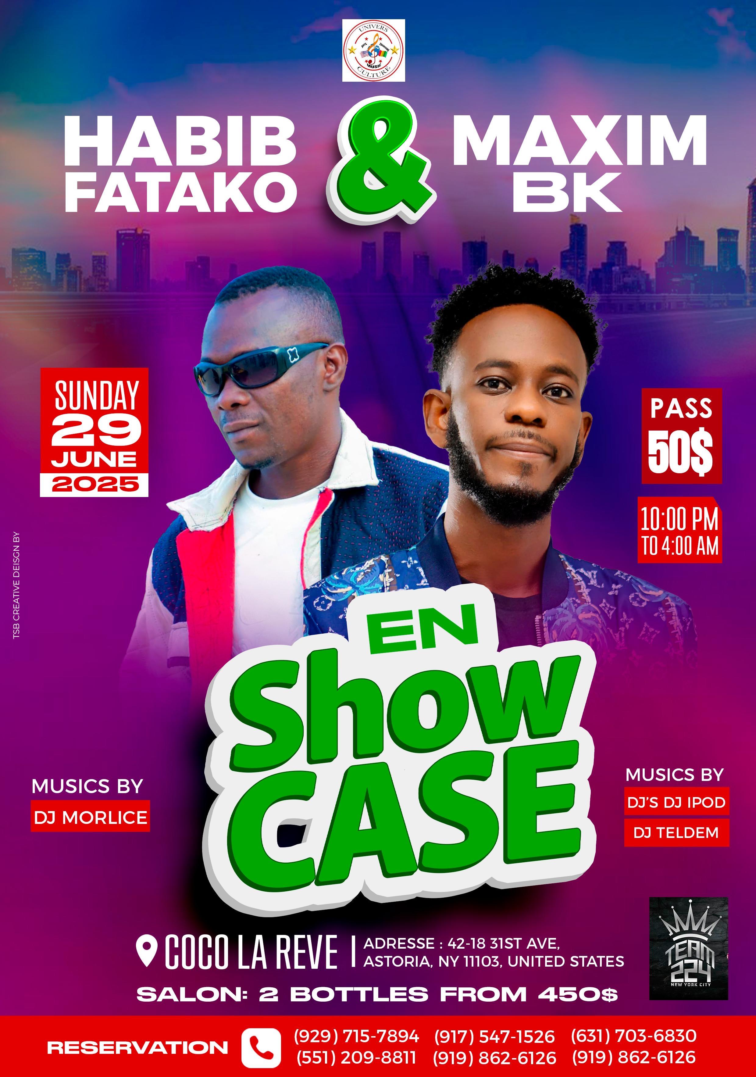 Habibou Fatako & Maxim BK En Show Case promotional image